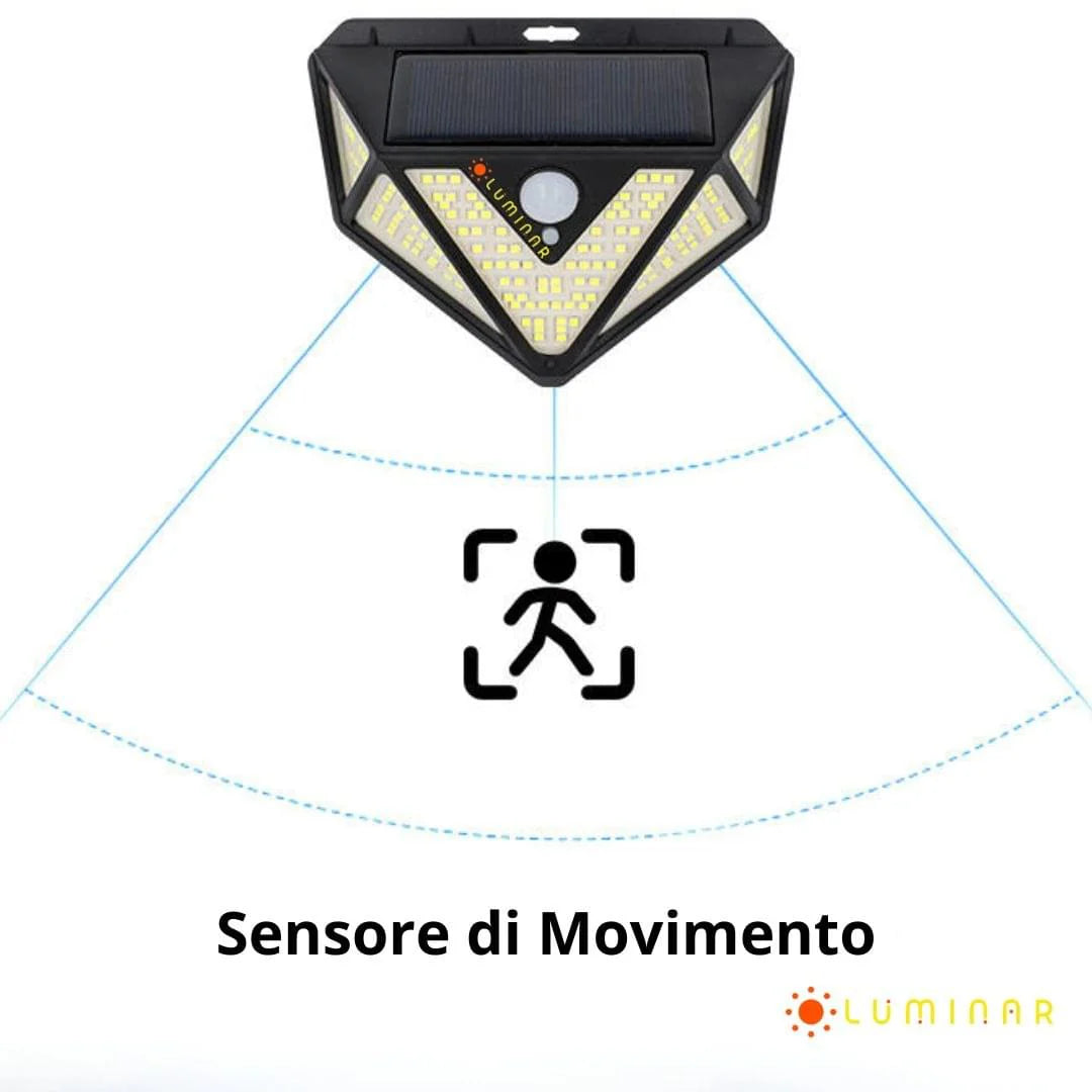 Faretto Solare Sicurezza Notturna
